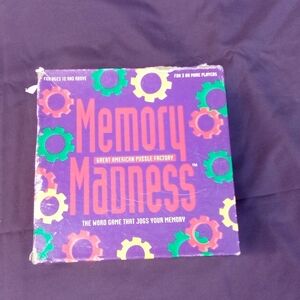 Memory Madness Board Game - Purple